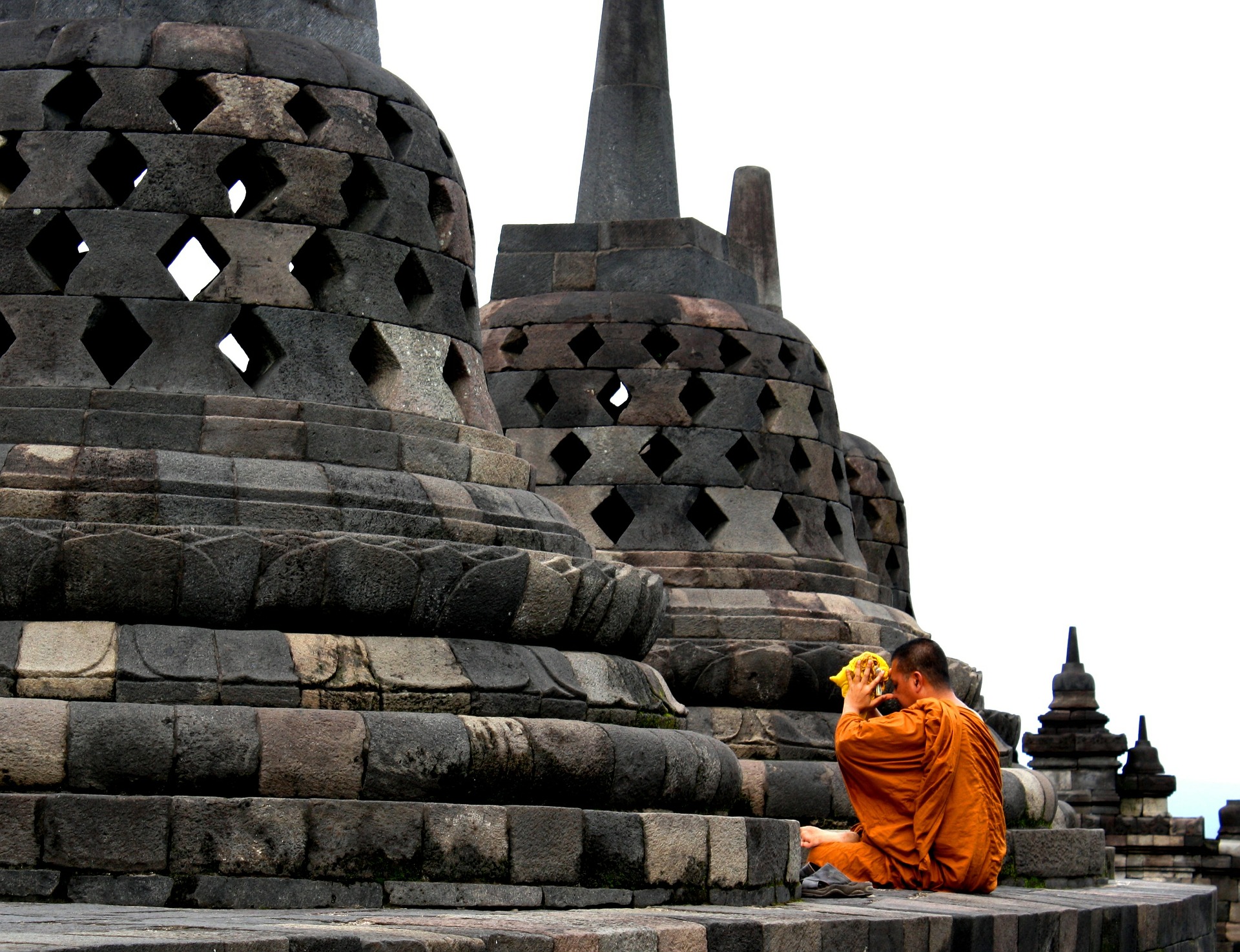 borobudur temple in java indonesia