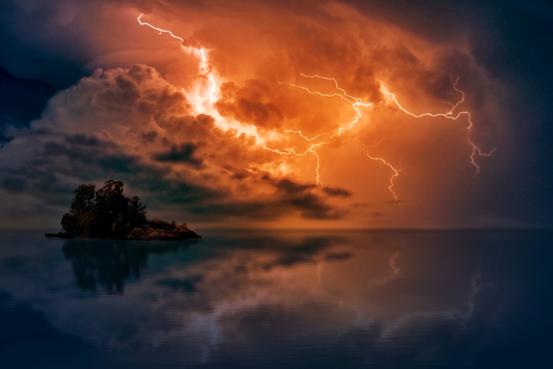 lightning storm